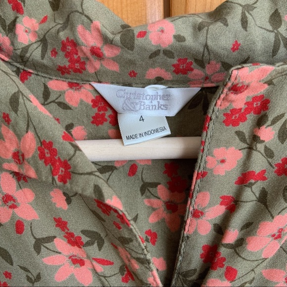 Christopher & Banks Dress size 4, Flower Print. - Picture 12 of 17